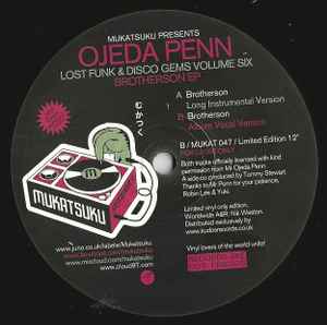 Ojeda Penn - Lost Funk & Disco Gems Volume Six album cover