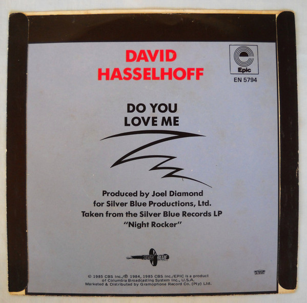 télécharger l'album David Hasselhoff - Do You Love Me