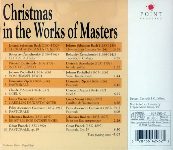Album herunterladen Ferdinand Klinda - Christmas In The Works Of Masters