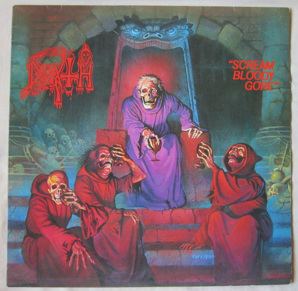 DEATH / SCREAM BLOODY GORE 1987年 US盤 LP-