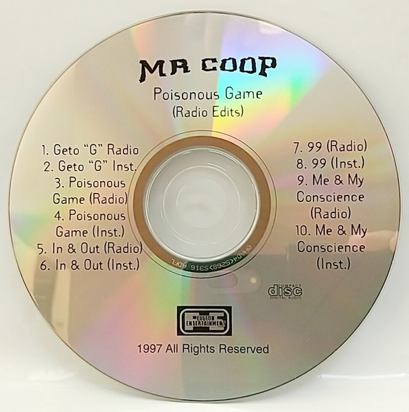 g-rap MR COOP / POISONOUS GAME おまけ付き - toolope.com
