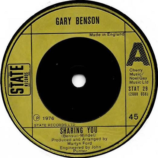 lataa albumi Gary Benson - Sharing You