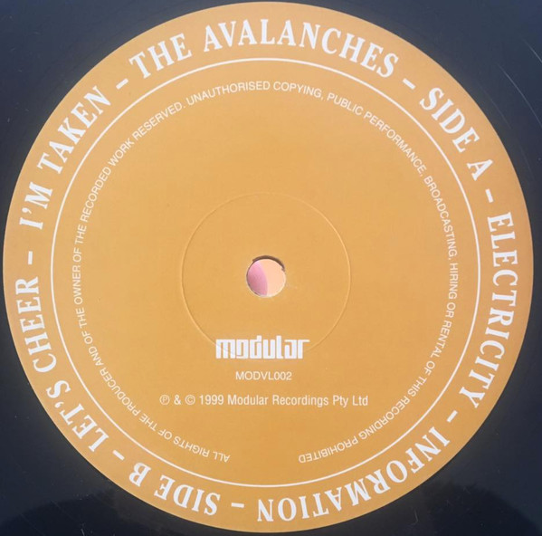 The Avalanches - Electricity EP | Modular Recordings (MODVL002) - 3