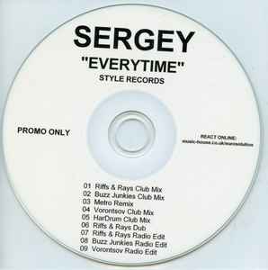 Сергей Лазарев - Everytime  album cover