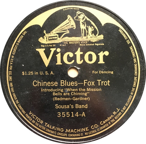 ladda ner album Sousa's Band Victor Dance Orchestra - Chinese Blues Auf Wiedersehn