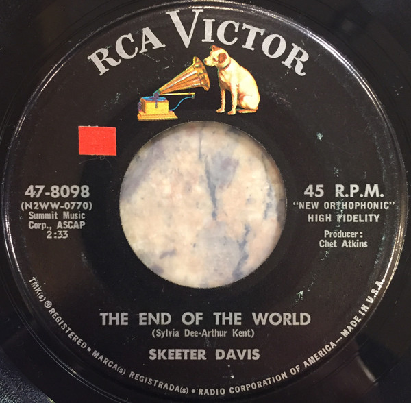 Skeeter Davis – The End Of The World (1962, Rockaway Pressing