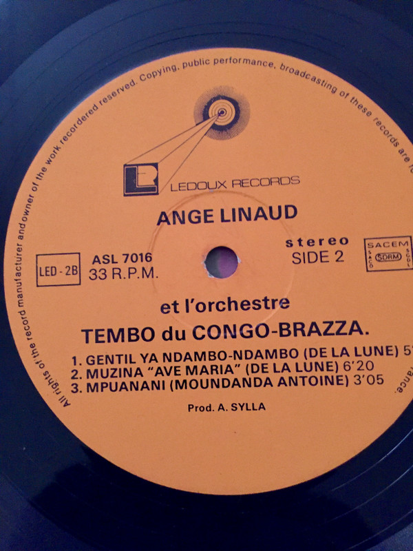 Album herunterladen Ange Linaud Et L'Orchestre Tembo Du Congo Brazzaville - Alphonse Marie Toukas Présente Ange Linaud