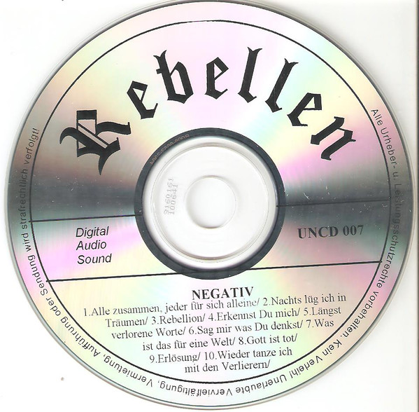 lataa albumi Rebellen - Negativ