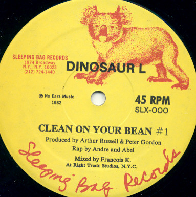 Dinosaur L – Go Bang! #5 / Clean On Your Bean #1 (1982, Vinyl