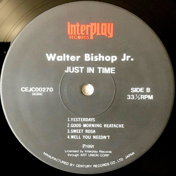 Album herunterladen Walter Bishop, Jr - Just In Time
