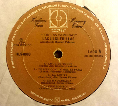 Las Jilguerillas Disco Lp De