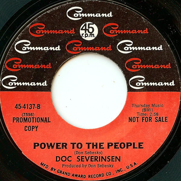 descargar álbum Doc Severinsen - Bottleneck Power To The People