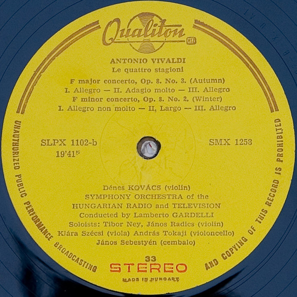 Album herunterladen Vivaldi - A Négy Évszak The Four Seasons