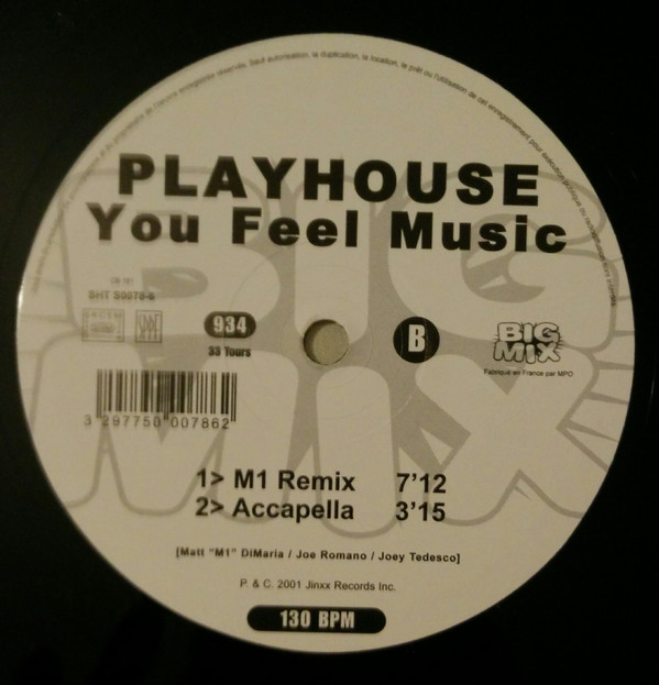 télécharger l'album Playhouse - You Feel Music