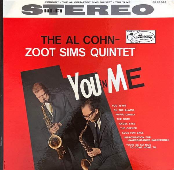 Al Cohn - Zoot Sims Quintet – You 'N Me (Vinyl) - Discogs
