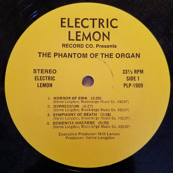télécharger l'album Verne Langdon - The Phantom Of The Organ