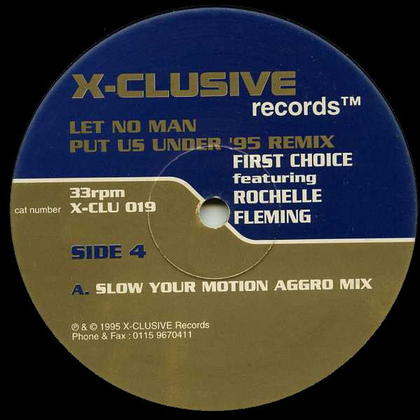 télécharger l'album First Choice Featuring Rochelle Fleming - Let No Man Put Us Under 95 Remix