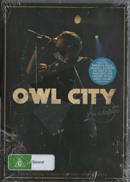 Owl City – Live From Los Angeles (2011, DVD) - Discogs