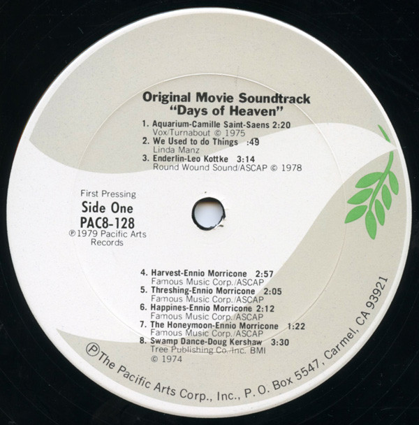 ladda ner album Ennio Morricone - Days Of Heaven The Original Soundtrack From The Motion Picture