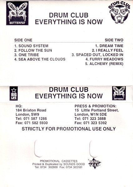 Drum Club - Everything Is Now | Releases | Discogs