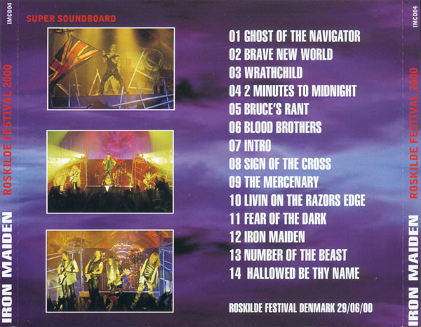 descargar álbum Iron Maiden - Roskilde Festival 2000