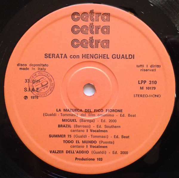 Album herunterladen Henghel Gualdi - Serata Con Henghel Gualdi I Vocalmen Vol1