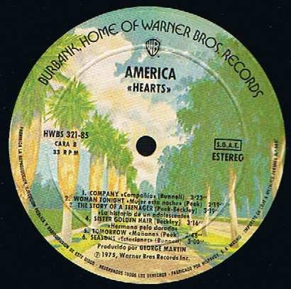 ladda ner album America - Hearts