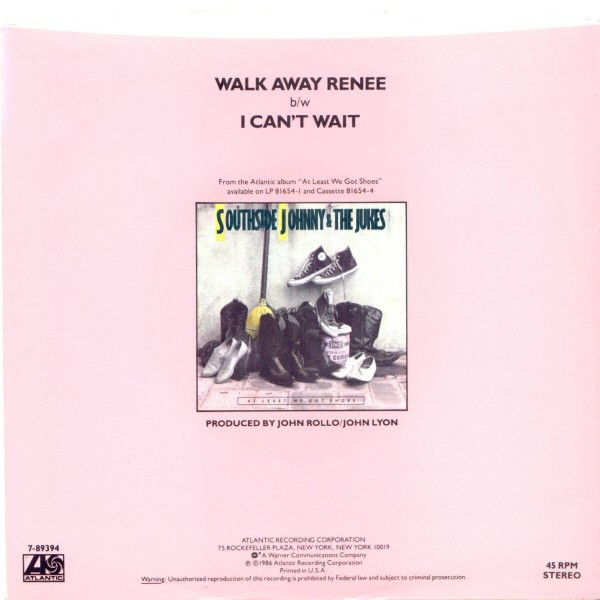 lataa albumi Southside Johnny & The Jukes - Walk Away Renée