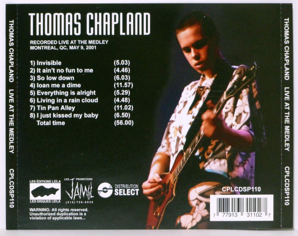 baixar álbum Thomas Chapland Featuring Jimmy Johnson & Brian Lee - Live