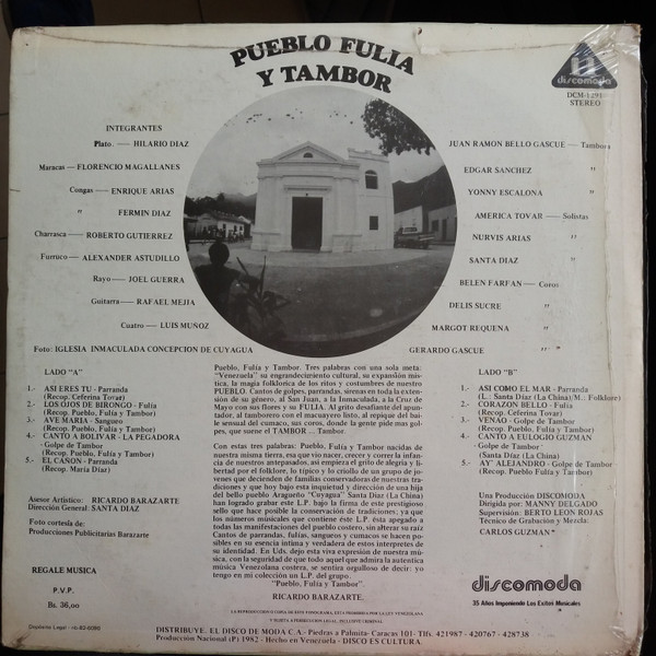 lataa albumi Download Pueblo, Fulia Y Tambor - Del Corazon De Cuyagua album