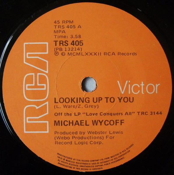 Michael Wycoff – Looking Up To You (1982, Vinyl) - Discogs