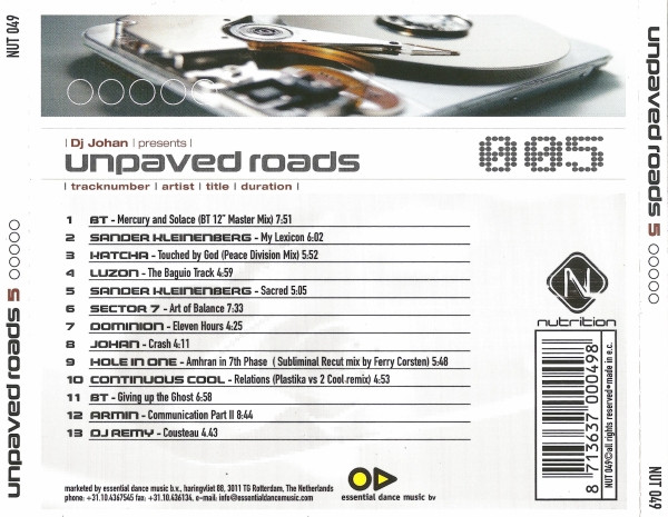 last ned album Dj Johan - Unpaved Roads 005