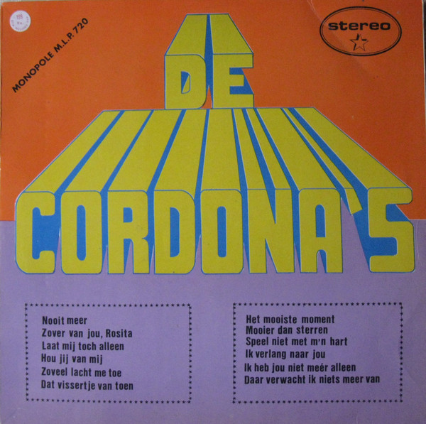 descargar álbum De Cordona's Met Orkest Harry Silver - De Cordonas