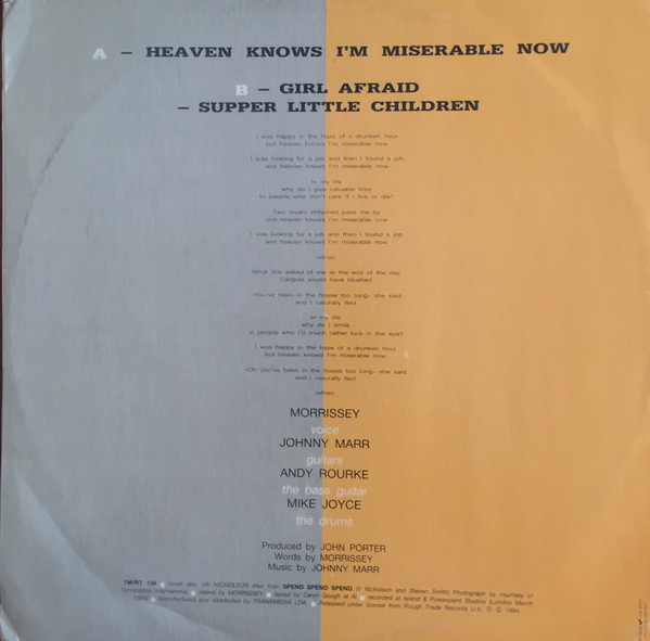 descargar álbum The Smiths - Heaven Knows Im Miserable Now