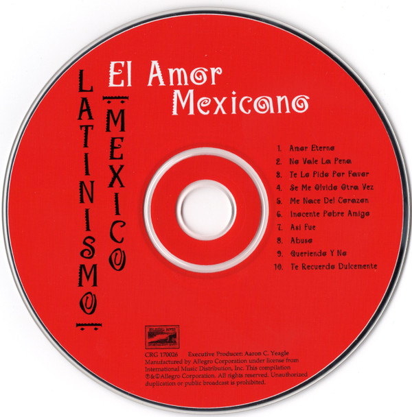 descargar álbum Unknown Artist - El Amor Mexicano