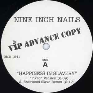 Nine Inch Nails - Happiness In Slavery album cover