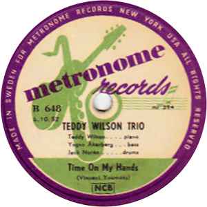 ■ SP盤です。即決 TEDDY WILSON takin' a chance on love - time on my hands