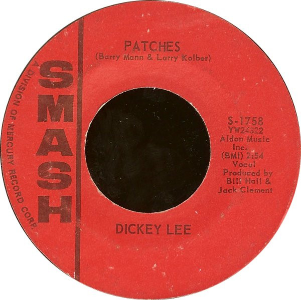Dickey Lee – Patches / More Or Less (1962, Vinyl) - Discogs