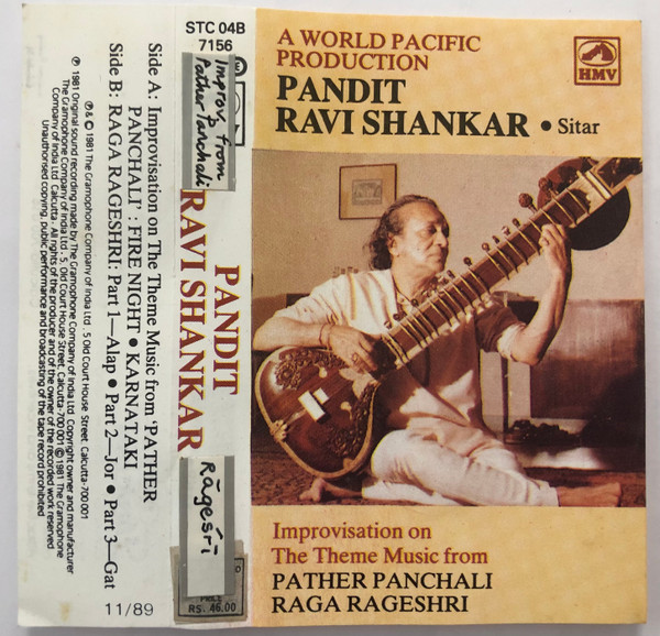 Ravi Shankar – Sitar (1981, Cassette) - Discogs