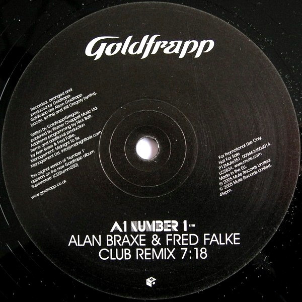 Goldfrapp – Number 1 (2005, Vinyl) - Discogs