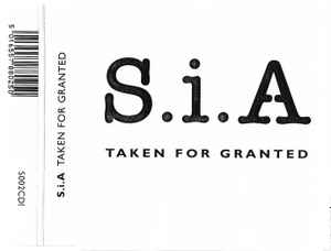 Sia - Taken For Granted album cover