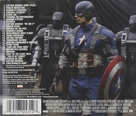 Alan Silvestri – Captain America - The First Avenger (2011, CD