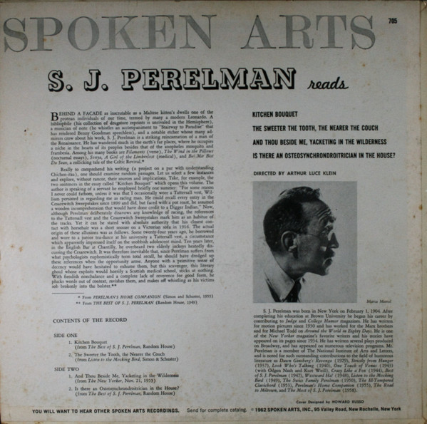 lataa albumi S J Perelman - S J Perelman Reads