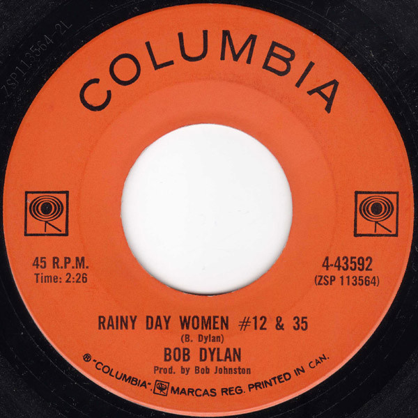 Bob Dylan - Rainy Day Women # 12 & 35 / Pledging My Time