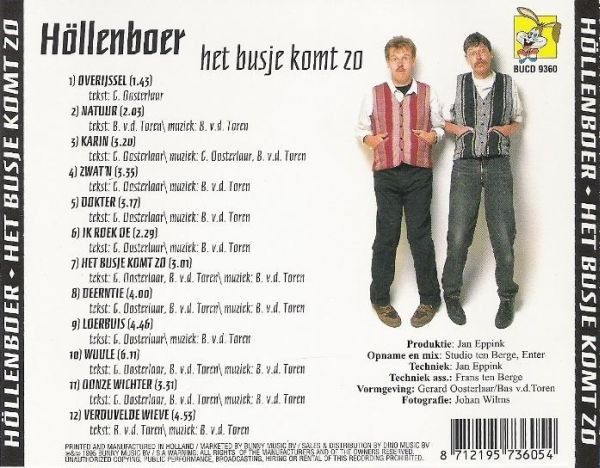 baixar álbum Höllenboer - Het Busje Komt Zo