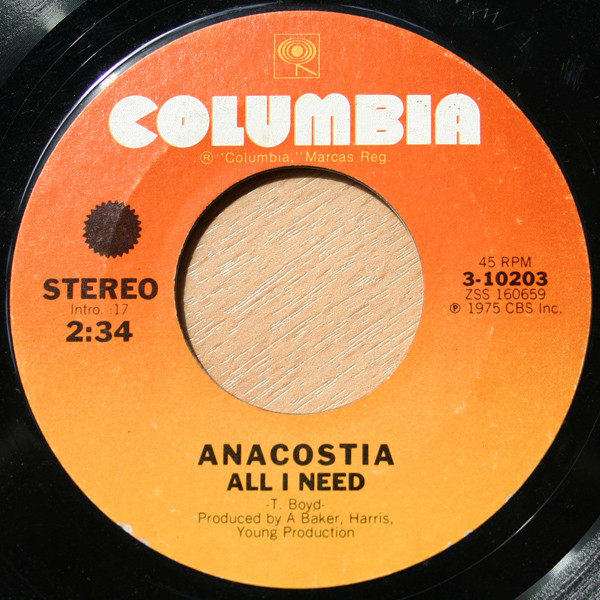 Anacostia All I Need One Less Morning Releases Discogs 