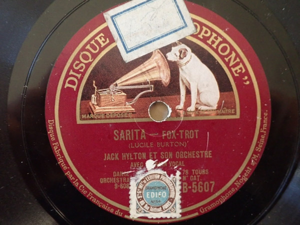 Jack Hylton And His Orchestra – Sarita / Bogey Wail (1929, Shellac