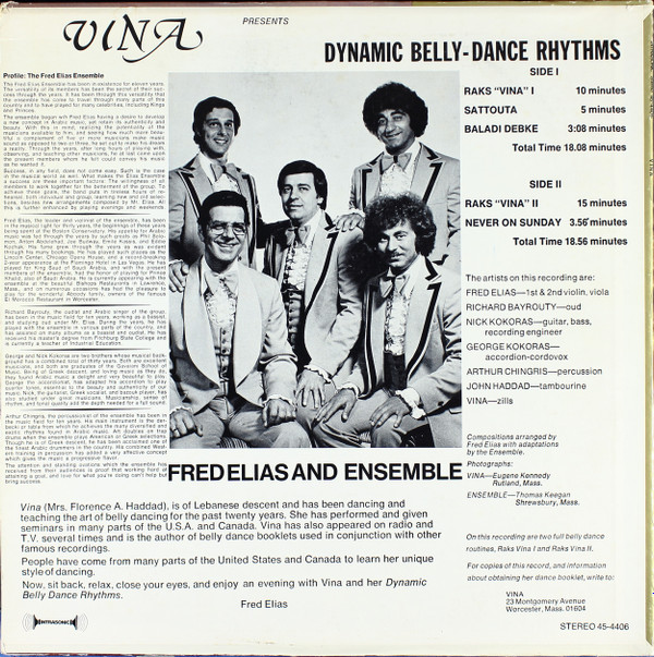 ladda ner album Vina With Fred Elias And Ensemble - Dynamic Belly Dance Rhythms