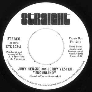 Judy Henske - Snowblind / Horses On A Stick album cover