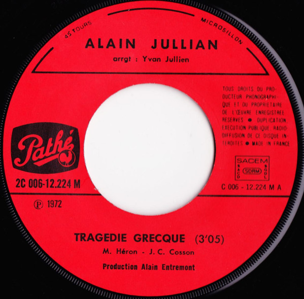 Album herunterladen Alain Jullian - Tragédie Grecque